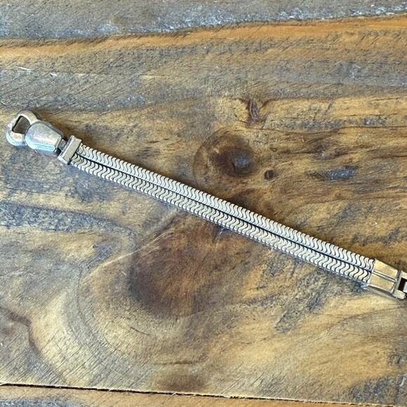 Vintage JB Champion 1/20 12kt Gold Filled Two Chain Watch Band - Picture 6 of 9